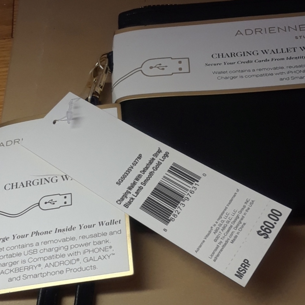 🍒 NWT ANDRIENNE VITTADINI WALLET